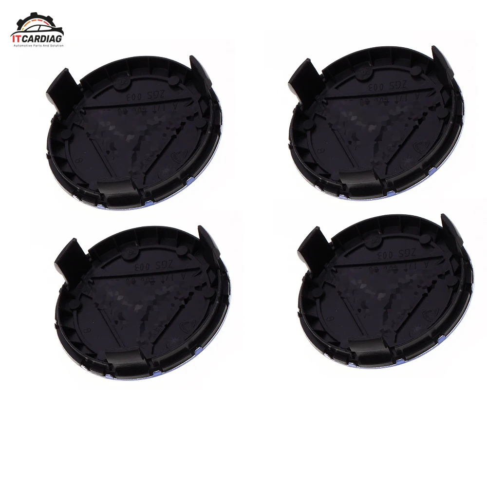 

4pcs 75mm Car Wheel Center Cover Wheel Hub Cap Rim Car Logo Hub Cover For Mercedes-Benz Light Blue Wheat Ears