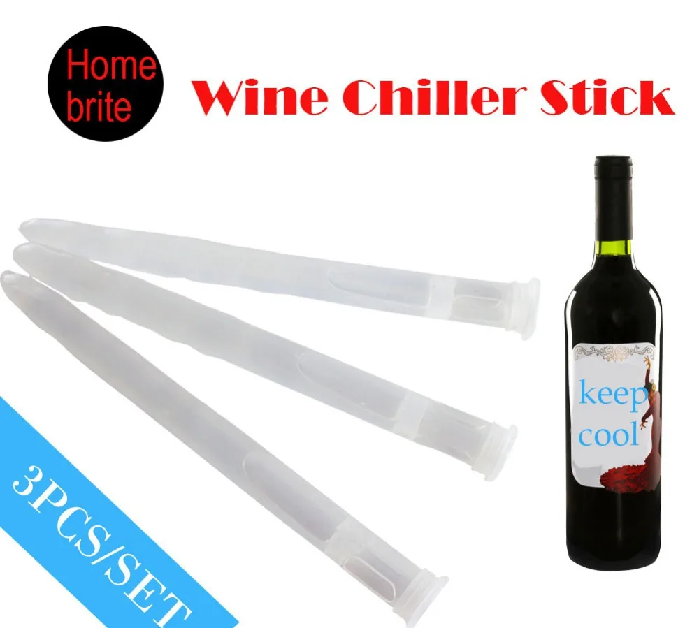 Summer New Band Wine Chiller,Pack of 3,Ice Block Cooler,Freeze insert drink wine whisky beverage