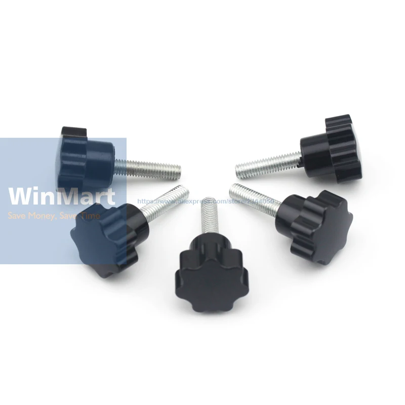 Free Shipping 3pcs/LOT M12*63mm Male Thread Seven star Shaped Head Star