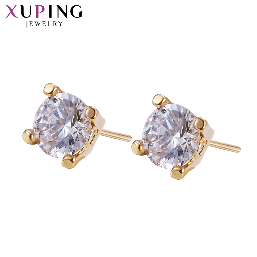 Xuping модные серьги, дизайн, позолоченные ювелирные изделия, свадебные серьги-гвоздики для женщин, специальный Рождественский подарок 201607