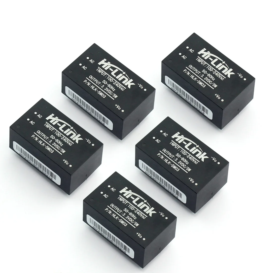 5 шт. HLK 5M03 220 В до 3 Вт AC DC изоляция Импульсный блок питания Интеллектуальный