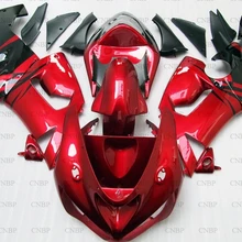 636 ZX-6r 2005-2006 мотоциклов обтекателя ZX6r 636 2005 зализа Abs для Kawasaki ZX6r 05 Черный Красный Пластиковый обтекатель