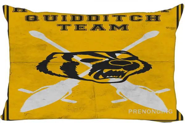 

Best Custom Pillow Case Hufflepuff Harry Potter Rectangle Pillowcases zipper (One Side Print) @180117-127