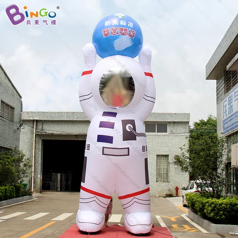 Обувь по заводским ценам 5mh надувные астронавт проведения мяч украшения/космонавта модель шар игрушка индивидуальные для рекламы