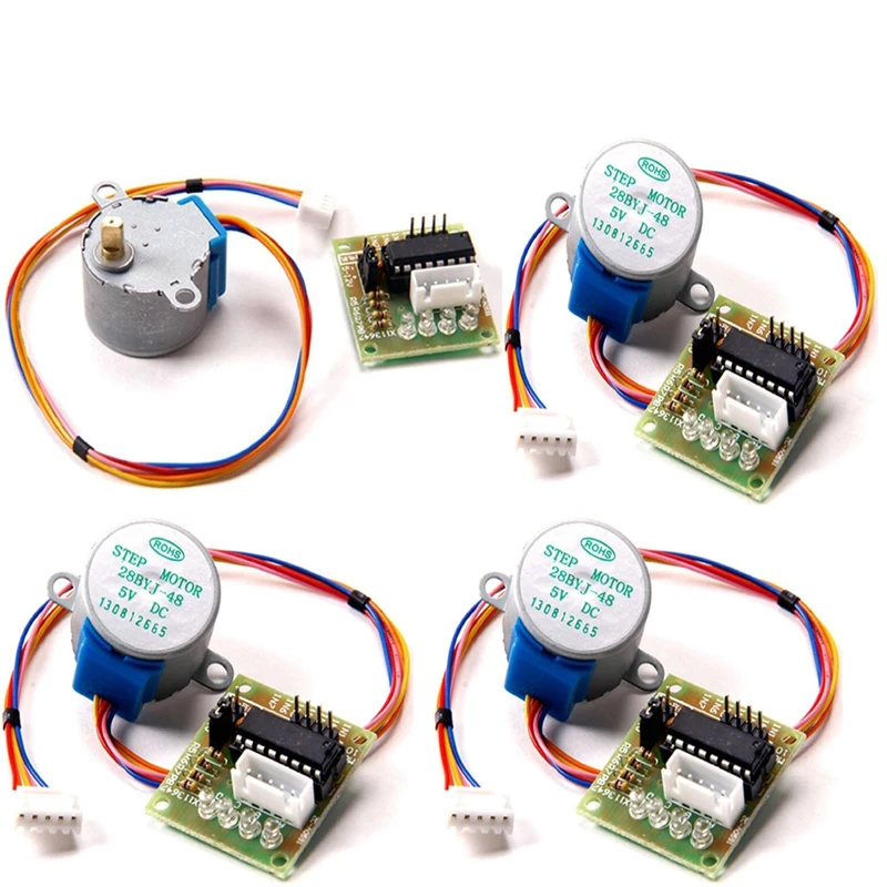 Высокое качество 5 шт 5 V DC шагового двигателя 28BYJ-48 с приводом Тесты плате модуля ULN2003 5 Line 4 фазы для Arduino PIC Mcu DIY KIT