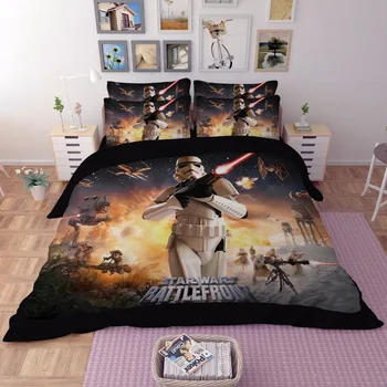 

3D Star Wars beddings set single full Queen King size stormtrooper cotton duvet blanket covert classic movie Phantom pillowcase