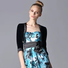 Новинка года; сезон весна-осень; женский короткий велюровый кардиган; куртка с укороченным рукавом; женский тонкий кардиган; W547