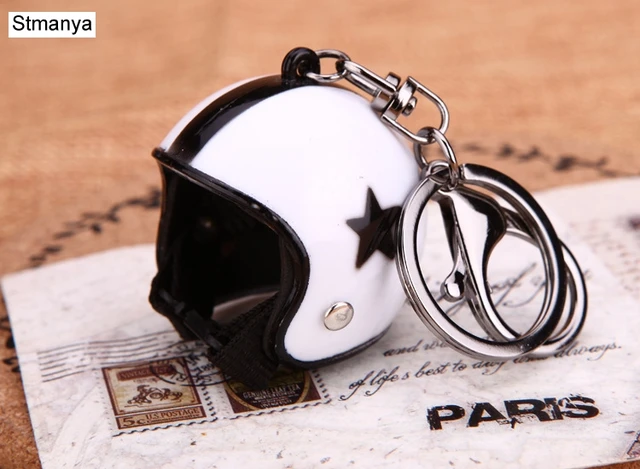 Fashionable Motorcycle Helmet Keychain