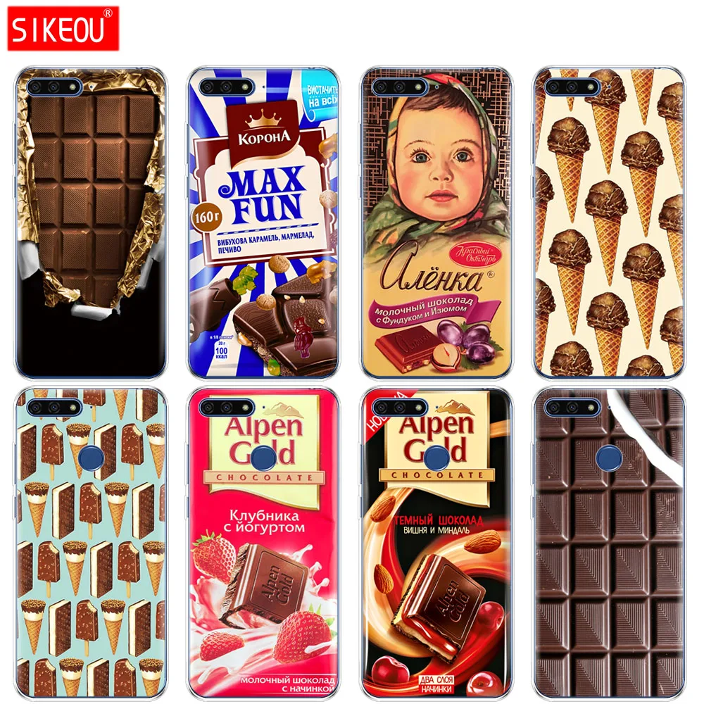 Силиконовый чехол для телефона SIKEOU alenka bar wonka Huawei Honor 7A PRO 7C Y5 Y6 Y7 Y9 2017 2018 Prime |