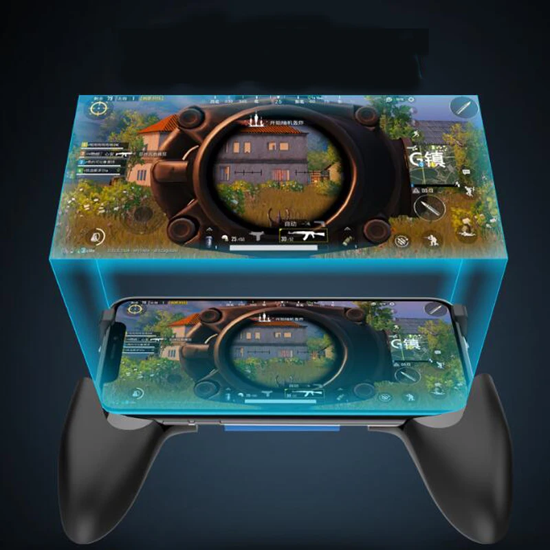  For PUBG Mobile S7 Rechargable Wireless Gamepad Joystick Game Holder Bluetooth Controller For iOS 2