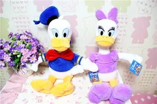 Free Shipping 2Styles 1PCS 30CM Cute Donald Duck Daisy Duck Toys Soft Plush Donald Daisy For