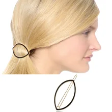 Заколки для волос для Для женщин ювелирные изделия черный и белый Краски лошадь глаз заколки-бабочки для волос дикий волос сторона клип Jewelry G0508