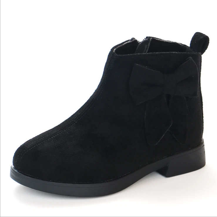 

2018 autumn and winter new kids shoes girls boots in the big children's single boots girls fashion boots