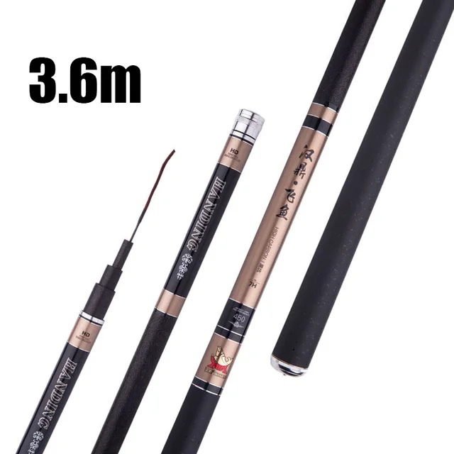 Handing 7H Flying Fish Stream Fishing Rod high Carbon Fiber Telescopic