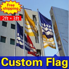 1,6 м* 1,6 Freeshpping на заказ Односторонний Флаг любой размер любой цвет любого качества любой логотип персональный Флаг Спорт флаги корпоративные флаги