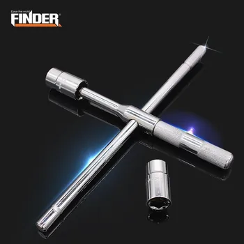 

Professional Universal Car Repair Cross Torque Socket Wrench Set Spanner Head Tool Tire Removal Sleeve Ratchet Garage Hand Box
