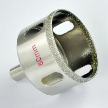 

SODIAL(R) Silver Tone Diamond Tipped Glass Drilling Hole Saw 50mm