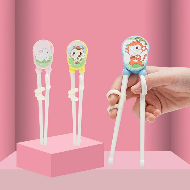 

Cartoon Children Chopsticks Learner Kids Training Chinese Chopstick Learner Dinner Tool Cookware Kitchen Dinner Tool Dinnerware