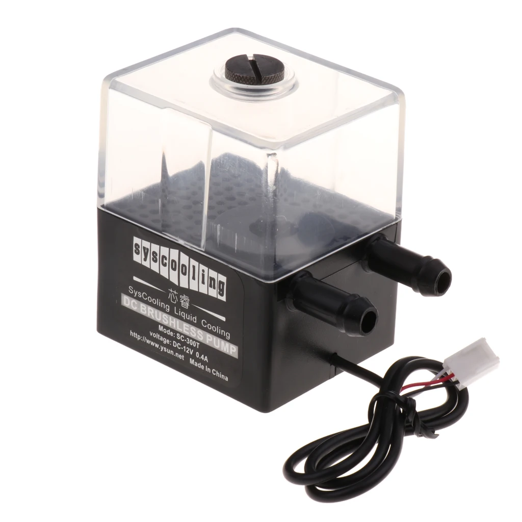 SC-300T Low Noise Liquid Water Cooling Pump Tank For PC CPU Cooling System