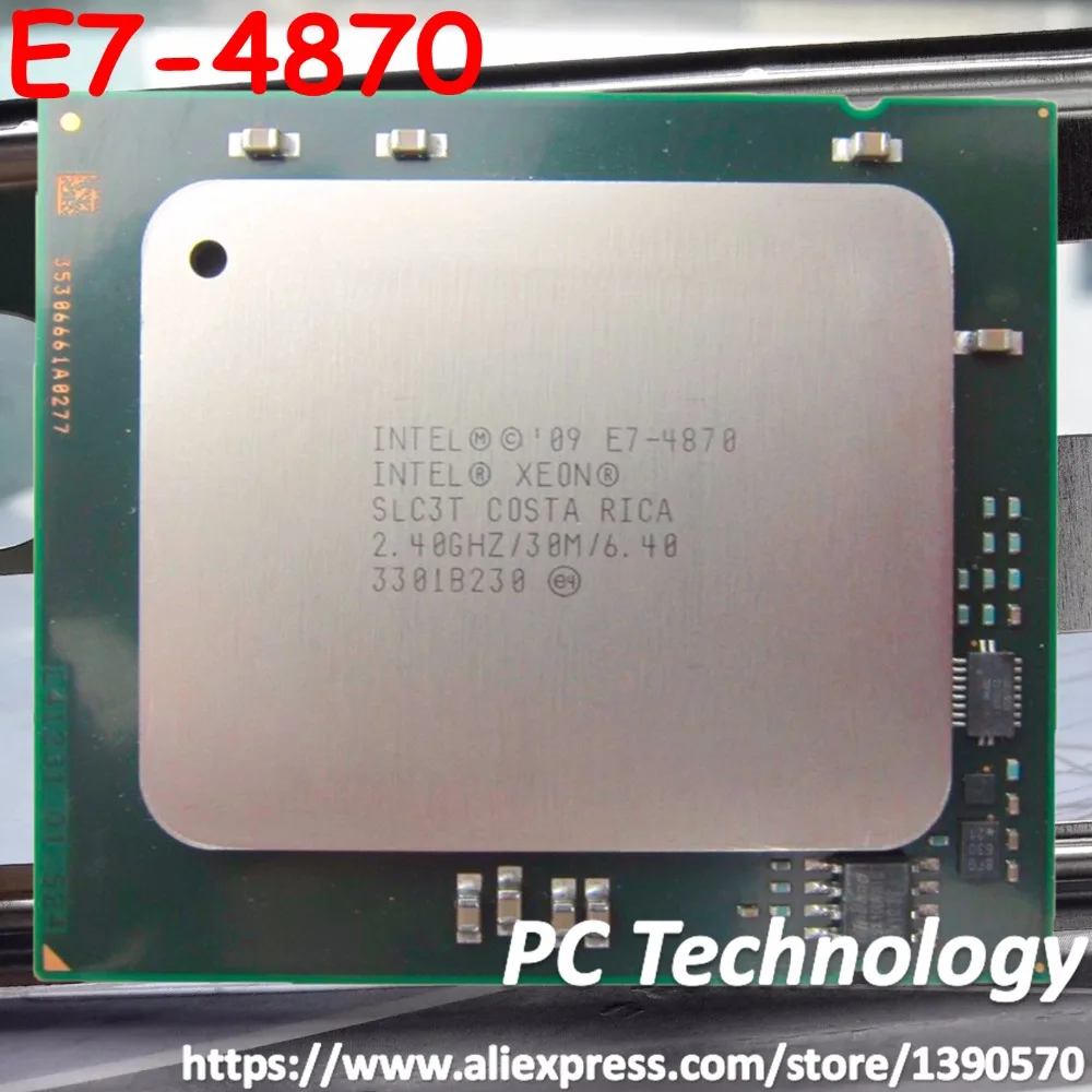 Процессор Intel Xeon E7 4870 процессор 2,40 ГГц 10-ядерный 6.4GT/s 30 Мб 32nm 130W LGA1567 E7-4870