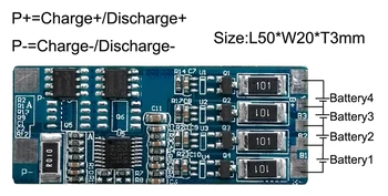 

Protection Circuit 4S 8A 14.8V Li-ion BMS PCM PCB Battery Protection Board With Balancing For lithium Battery SH04008008-LB4S8A