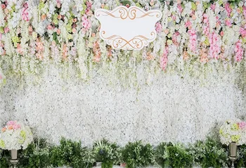 

Vinyl Photography Backdrop Fantasy Floral Wall Wedding Ceremony Customized Newborn Backdrops Photo Backdrop backgrounds Props
