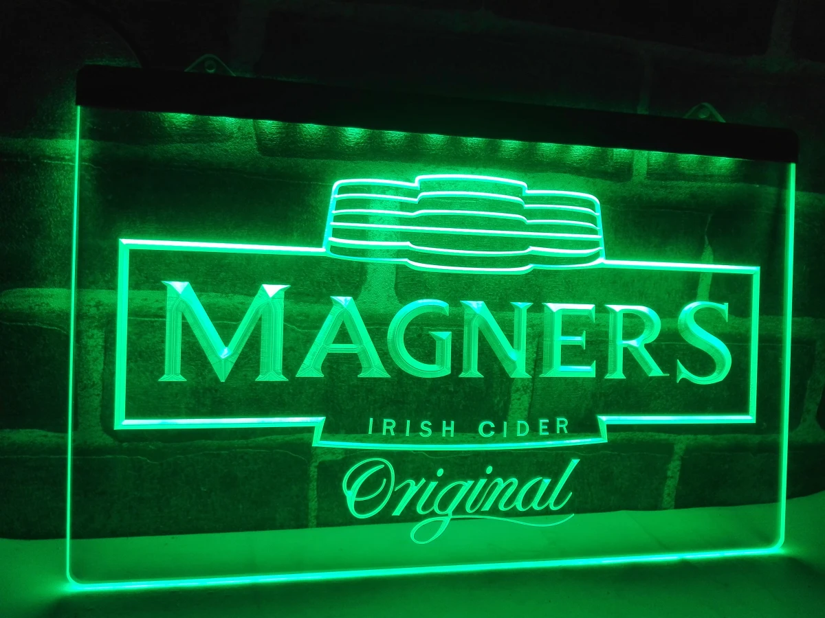 LE148 Magners Irish Cider Bar Beer Pub LED Neon Light Sign home decor craftsPlaques & Signs