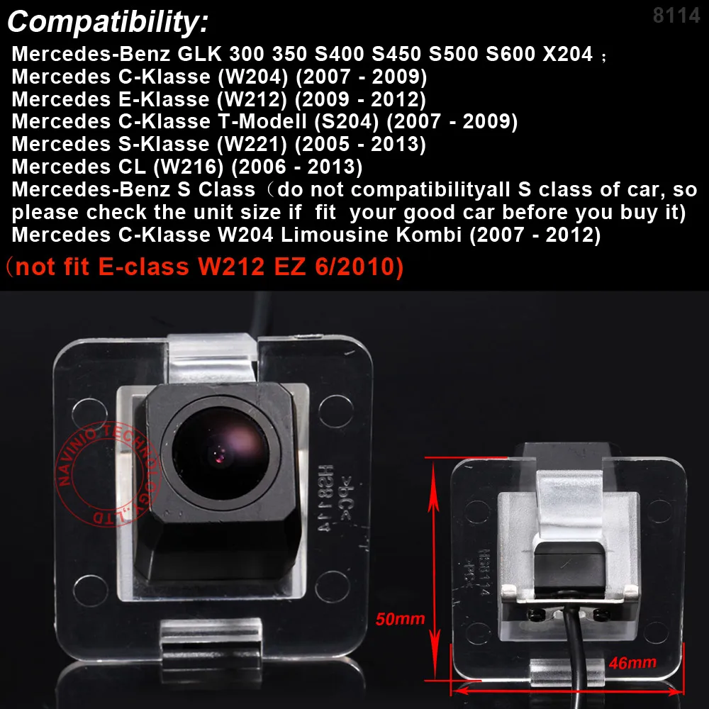 HD 1280*720 Пиксели 1000TV линия для Benz CES CL Class W204 W212 W221 W216 S300 S350 автомобиля зеркало заднего вида парковочная камера