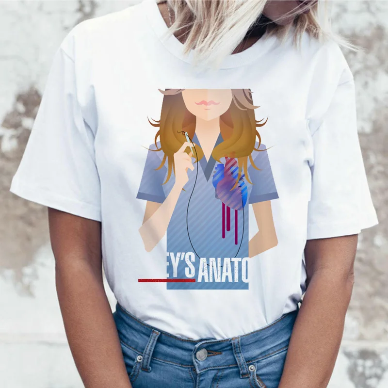 GREYS Anatomy You're My Person новая футболка женская футболка корейский стиль harajuku Женская ulzzang Эстетическая футболка рубашка