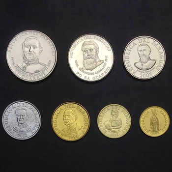 

Paraguay 6pieces/ Set UNC original Coin Not circulated