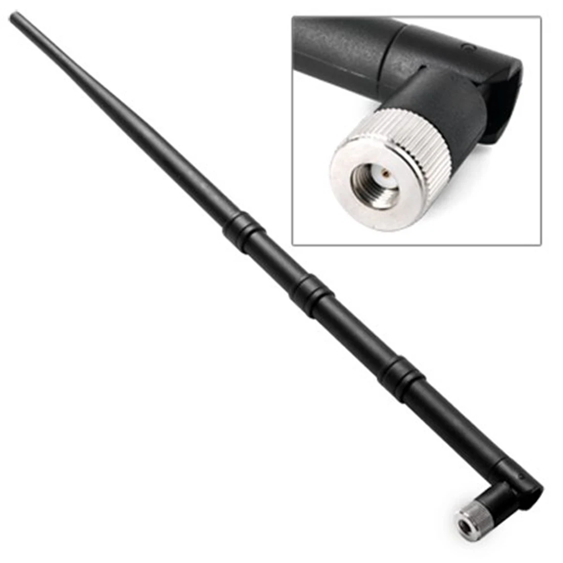 imágenes para 2016 Nueva Calidad Superior 9DBI RP-SMA 2.4G Wi-Fi Cámara IP Wireless Antenna Booster Para Router Red de PC Negro imágenes para 2016 Nueva Calidad Superior 9DBI RP-SMA 2.4G Wi-Fi Cámara IP Wireless Antenna Booster Para Router Red de PC Negro