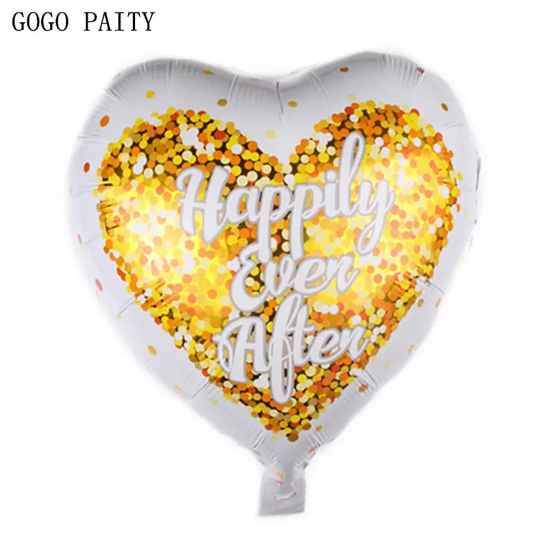 

GOGO PAITY New 18-inch heart-shaped love aluminum balloons Valentine's Day confession layout decorative balloons Wholesale