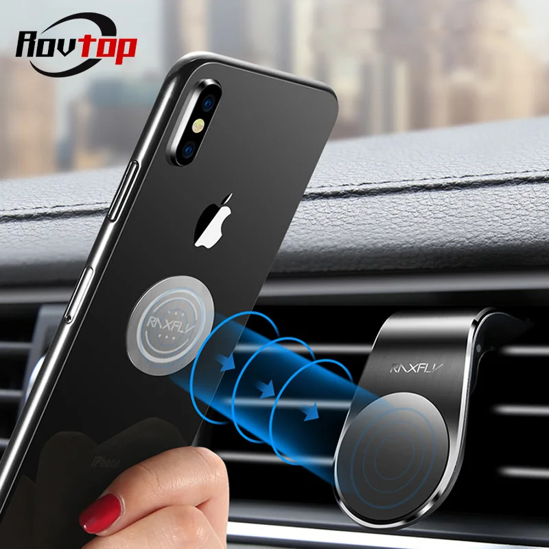 

L Shape Car Magnetic Phone Holder Air Vent Mount Stand in Car GPS Mobile Cell Phone Holder for iPhone Samsung Xiaomi Z2