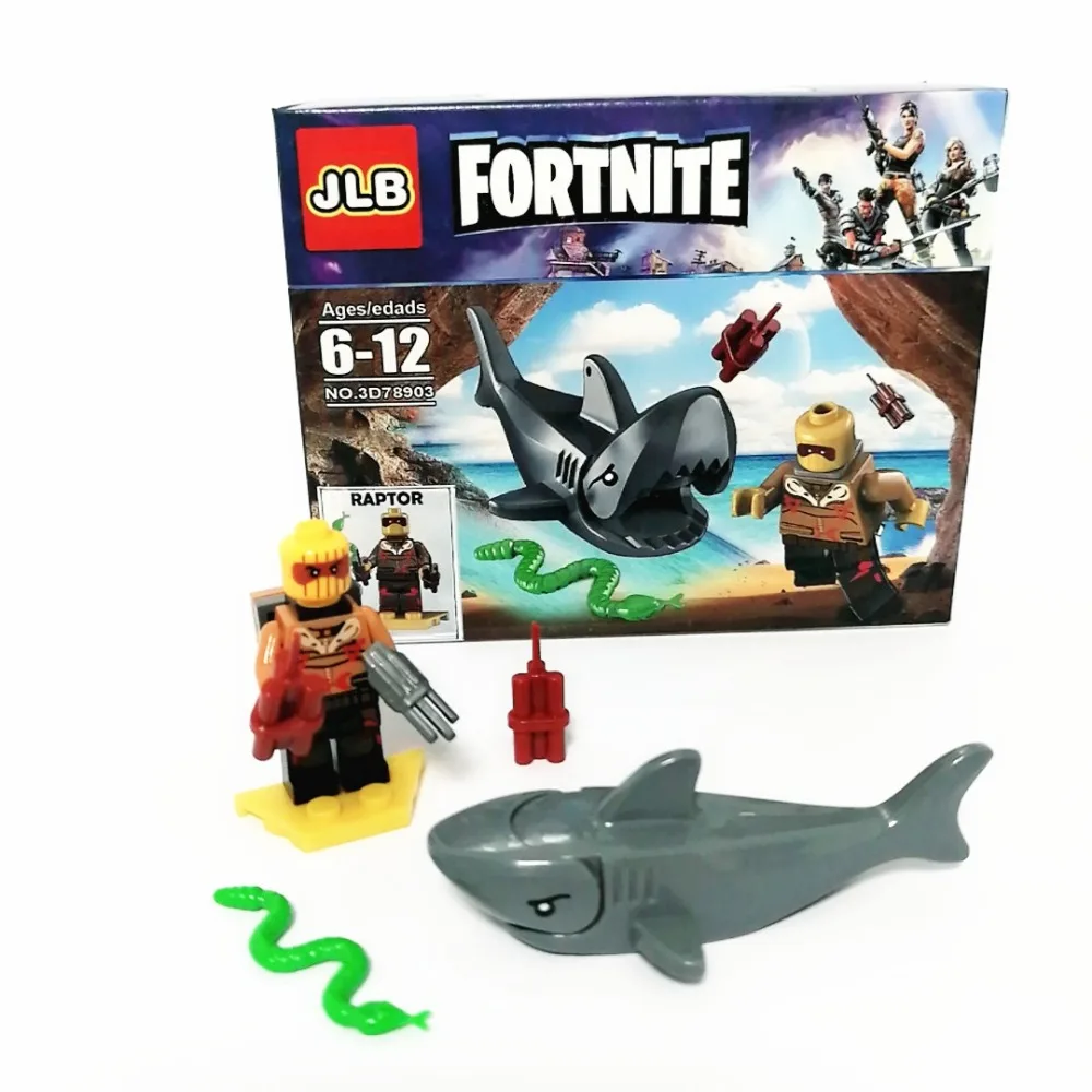 

New Compatible Fortinet LegoINGlys Mini Figure for Skull Trooper Alpine Ace Raptor Fans Christmas Gift