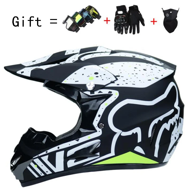 

HOT Sale Motorcycle Helmet off road motorbike full face moto cross helmet MTB DH racing helmet capacetes DOT Approved
