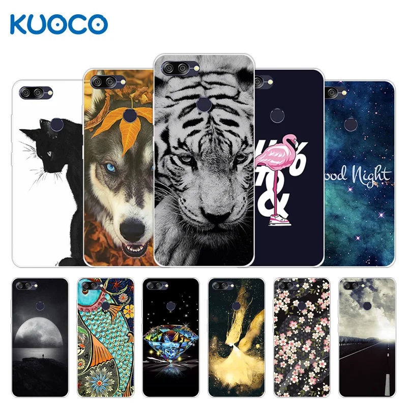 

5.7" For ASUS Zenfone Max Plus M1 ZB570TL Silicone Soft Cases Tiger Design For Asus Zenfone Pegasus 4S Max Plus X018DC