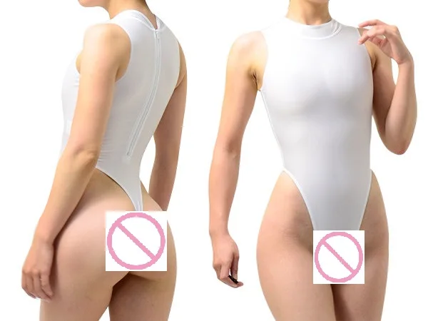 600px x 450px - US $15.57 18% OFF|Sexy One Piece Bodysuit Swimwear High Cut Thong Leotard  Erotic Women Underwear Lingerie Body Suits Sleeveless Sexo Langerie Porn-in  ...