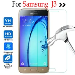 Стекло для Samsung Galaxy J3 закаленное Стекло Экран Защитная крышка для Samsung J3 j3109 защитный Плёнки Glas защитный чехол 9 h