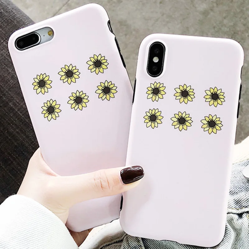 Силиконовые в форме цветка чехол для iphone 8 plus 7 Plus телефона Funda 6 S 6s X XR XS Max защитный |
