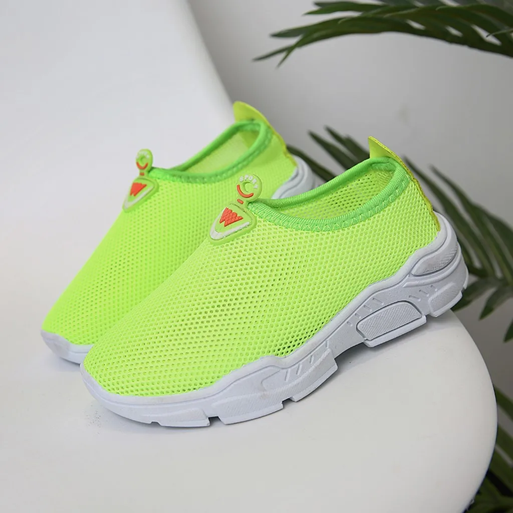 

Children Kids Baby Boys Girls Mesh Candy Color Sport Run Sneakers Casual Shoes summer spring toddler boy tennis shoes dropship