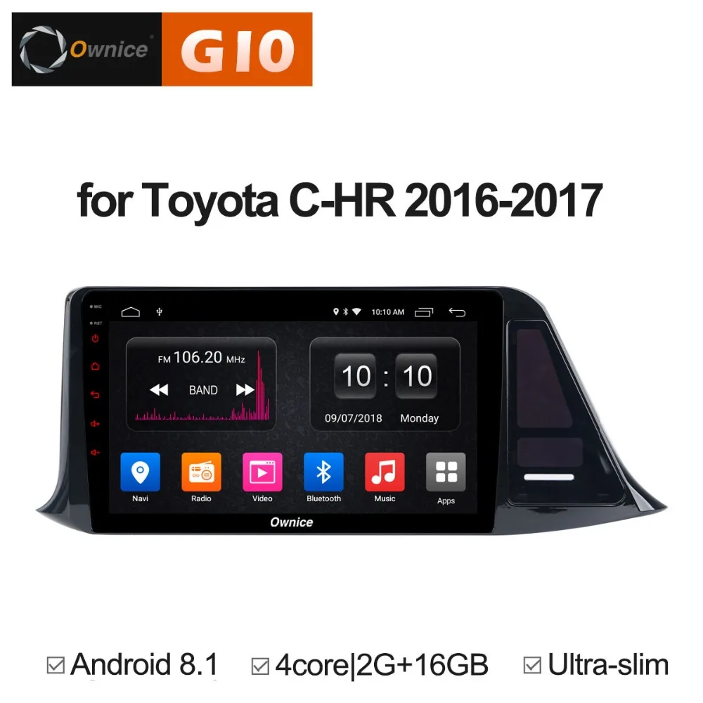 Sale IPS Android 8.1 Octa Core 2GB RAM+32GB ROM Car DVD Player GPS Radio Multimedia Stereo 4G WiFi For Toyota C-HR C HR CHR 2016 2017 1