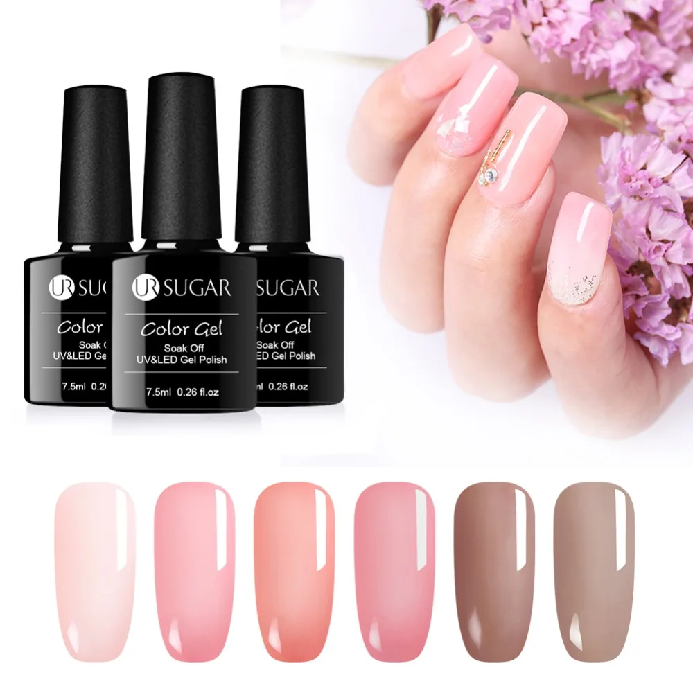 UR SUGAR 7.5ml Jelly Nail Gel Polish UV Gel Polish Nail Art Varnish