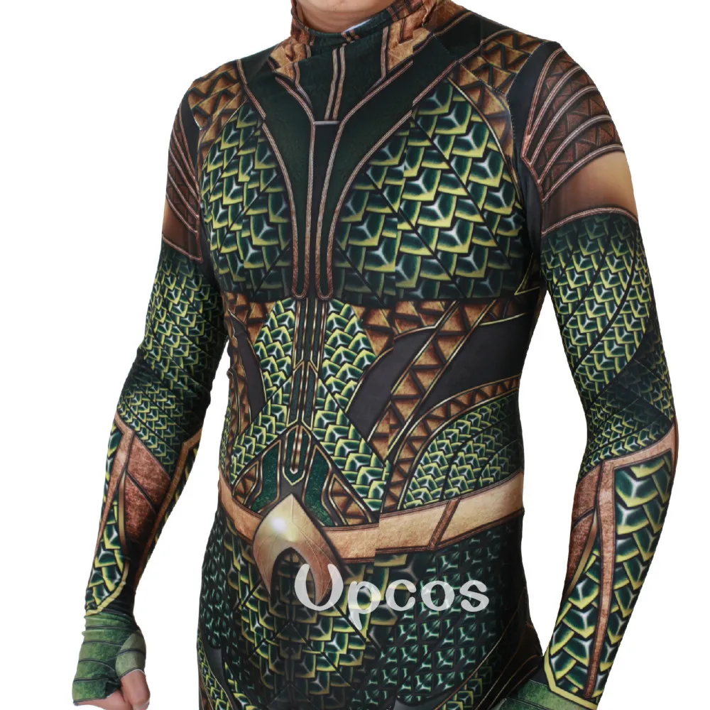 Anime DC Comic Aquaman Cosplay Costume Tights Adults/children/kids Halloween Saints' All Hallows' D