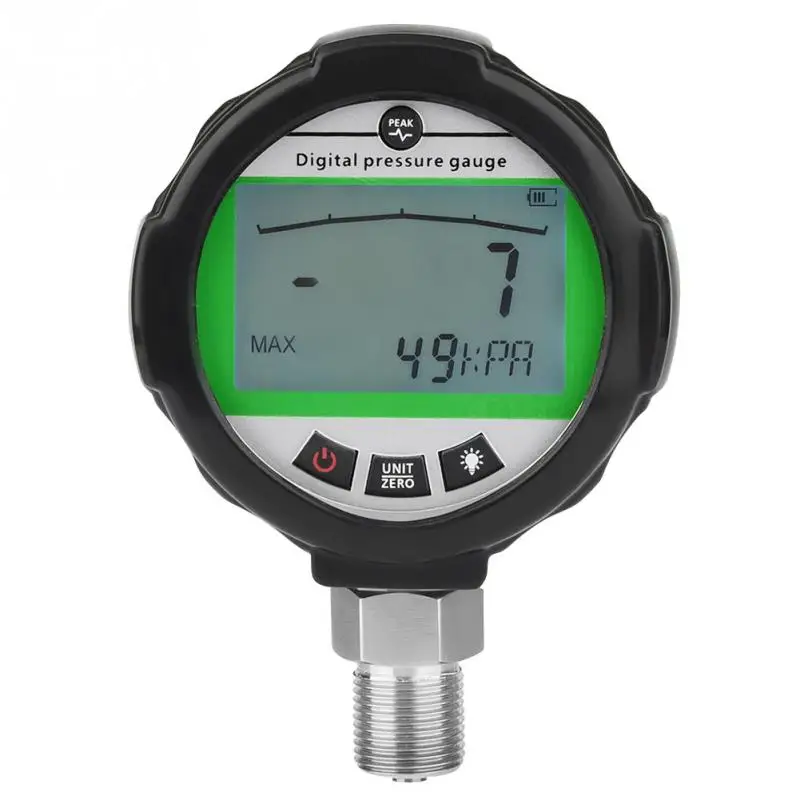 

Digital Pressure Gauge Stainless Steel 0-2.5MPA Hydraulic Pressure Gauge With M20 1.5 Connector Pressure Tester Meter