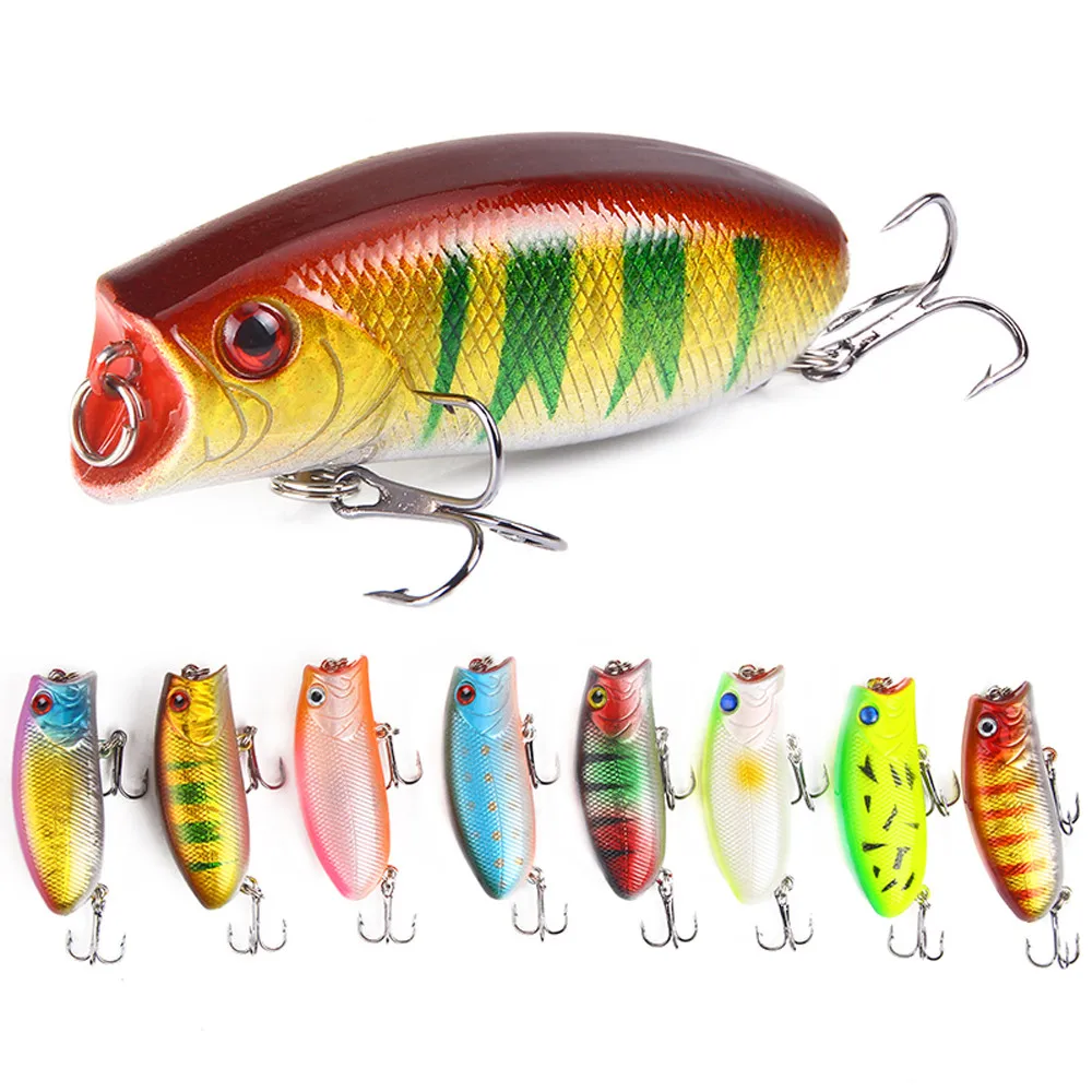 

5.5CM Fishing Lure 1pc 10G Painted Series Bionic Bait Wave Lying Surface Of the Bait Hook with stainless hook I301201
