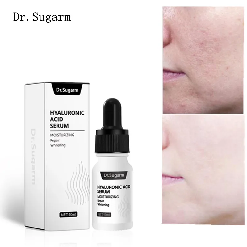 

Dr.Sugarm Hyaluronic Acid Moisturizing Face Serum Whitening Facial Essence Skin Care Repair AntiAging Lifting Firming Face Cream