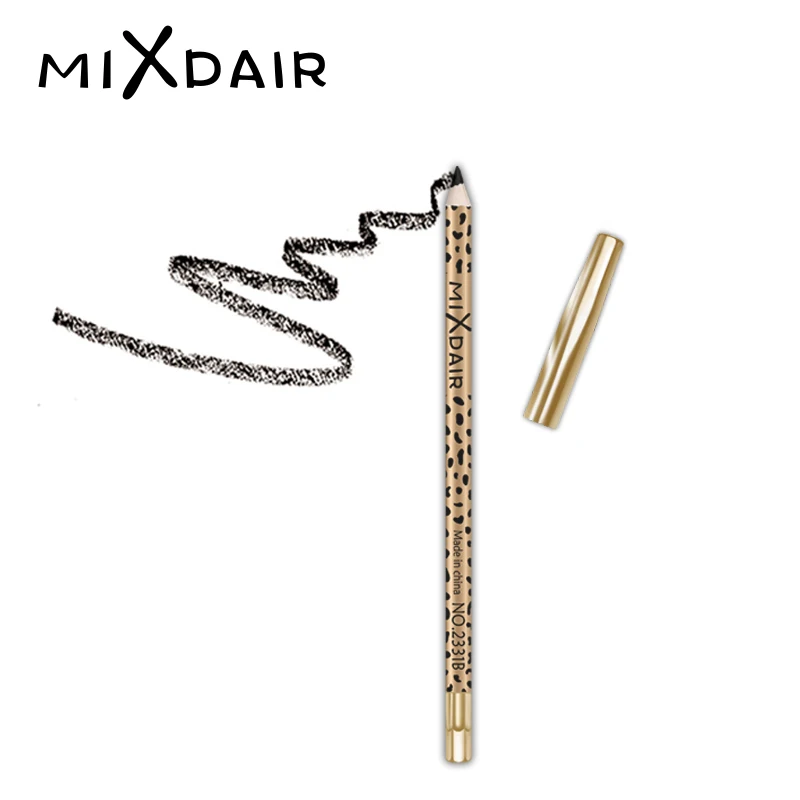 

MIXDAIR Black Eyeliner Pencil Waterproof Long-lasting Natural Eye Liner Pen Makeup Tools for Eeyshadow Comestic