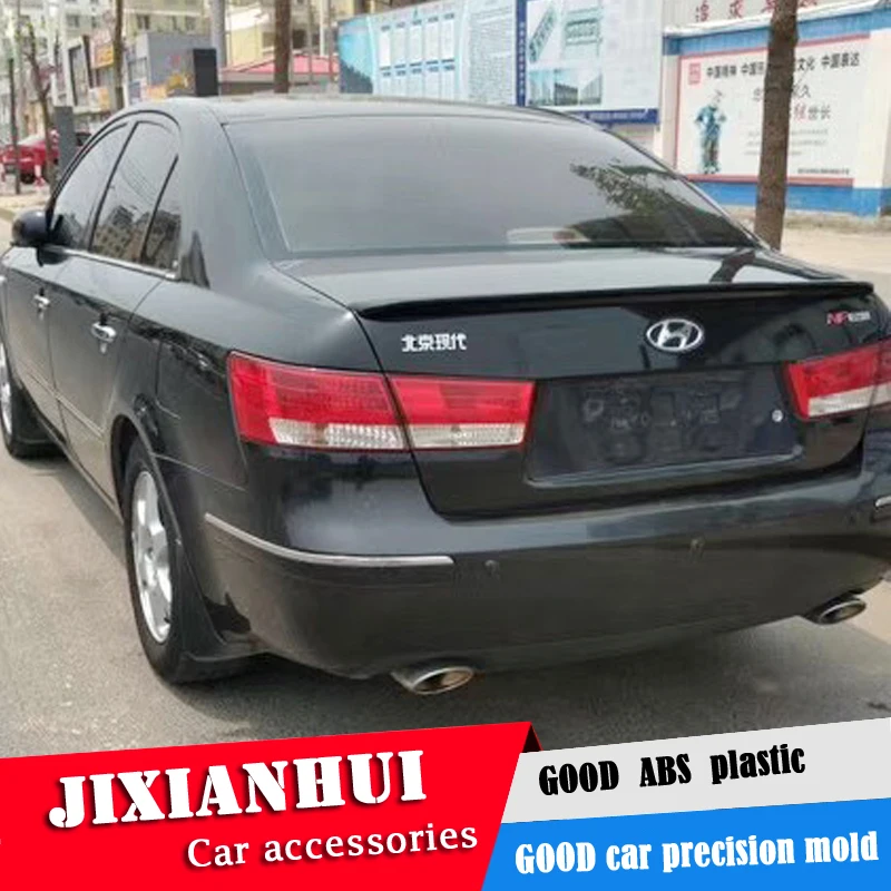 Спойлер для Sonata 2006-2008 hyundai Sonata 6 YW, спойлер из АБС-пластика, заднее крыло, цветной задний спойлер