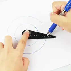 Металлический компас Творческий multi-function инструмент для рисования Профессиональный рисунок круглый без оставления отверстие для