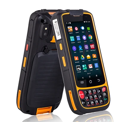 Промышленный прочный смартфон мобильный ручной PDA Терминал сборщик данных Android 1D